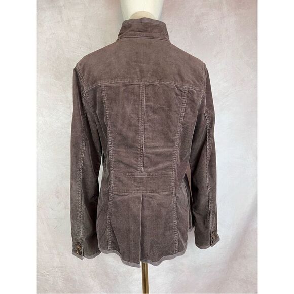 L.L. Bean Women’s Corduroy Button Up Coat Jacket - Picture 5 of 7